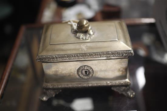 A 19th century Polish silver etrog box, 23.6oz.